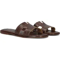 Notre-V Dames Slippers Nv-1001 - Bruin - Maat 36