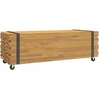 vidaXL Salontafel 110x45x35 cm, massief teakhout