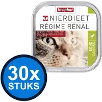 Beaphar 30x - nierdieet kat eend 100gr - Kattenvoer Natvoer - 100 g