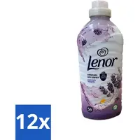 Lenor 12 x – Wasverzachter – Lavender & Kamille – 56 Wasbeurten – 1176 ml - Wasverzachter - Lavendel - Kamille - Wasgeur - Wasverzachting