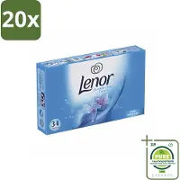 Lenor 20 x - Droogtrommeldoekjes - Spring Awakening - 34 Doekjes - Grootverpakking - Droogtrommeldoekjes - Droogtrommel - Frisheid - Voorjaar - Geur