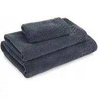 Eurofirany Stalen Katoenen Handdoek Margo 30x50 cm met Decoratieve Borduuring
