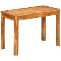 vidaXL Eettafel, 110x55x76 cm, massief acaciahout