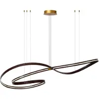 Lucide Slalom Hanglamp Coffee