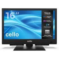 Cello 16-inch LED Smart TV van Samsung met Tizen besturingssysteem, triple tuner, uitstekende geluidskwaliteit, Bluetooth, Wi-Fi en de Tizen app store