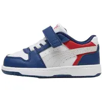 Puma Rebound Slam sneakers - blauw/rood Jongens/Meisjes Imitatieleer Meerkleurig - maat 23