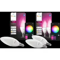 Philips Hue Kaarslamp White and Color E14 3-Pack
