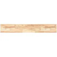 vidaXL Wandschap zwevend 140x20x2 cm onbehandeld massief acaciahout