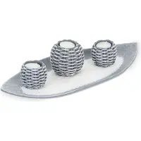 Relaxdays Versiering van bougies (39 x 16 x 17,5 cm)