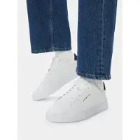 Tommy Hilfiger Sneakers laag 'Logo Court With' donkerblauw / wit