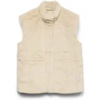 Vero Moda - VMSONJAPOPPY FAUX FUR WAISTCOAT GA BOO Dames Gilet