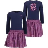 B. Nosy B.Nosy Y607-5857 Jurk meisjes blauw paars - Maat 98