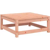 vidaXL Tuinvoetenbank 70x70x30 cm massief douglashout