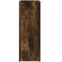 vidaXL Opslaghaak & Rek Rook Eiken 20 x 20 x 55,5 cm Bewerkt hout