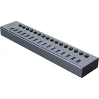 ORICO Hub Bt2U3-16Ab 16X Usb-A 3.0 Voor Computer Met Schakelaars En Voeding