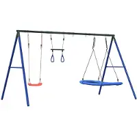 vidaXL Schommelset met schommel, trapeze en nestschommel