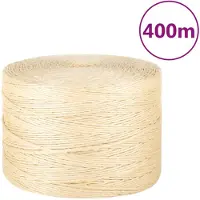 vidaXL Touw 3 mm 400 m 100% sisal