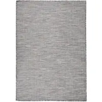 vidaXL Buitenkleed platgeweven 140x200 cm bruin en blauw