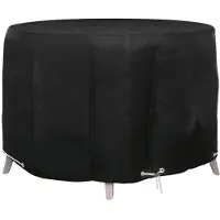 vidaXL Tuinmeubelhoes met 6 oogjes rond Ø 125x75 cm