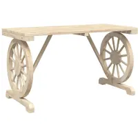 vidaXL Tuintafel 115x55x65 cm massief vurenhout