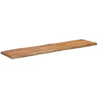 vidaXL Tafelblad rechthoekig natuurlijke rand 160x40x2,5 cm acaciahout