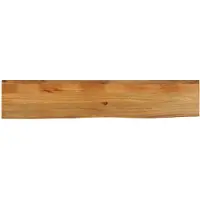 vidaXL Tafelblad met natuurlijke rand 140x30x2,5 cm massief mangohout