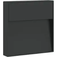 vidaXL LED-buitenwandlamp, zwart, aluminium gietwerk
