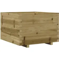 vidaXL Plantenbak 70x70x49,5 cm geïmpregneerd grenenhout