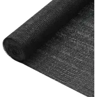 vidaXL Privacynet 75 g/m² 3,6x50 m HDPE zwart