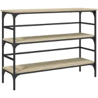 vidaXL Wandtafel 100x32x75 cm bewerkt hout sonoma eikenkleurig