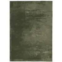 vidaXL Vloerkleed HUARTE laagpolig zacht wasbaar 160x230 cm bosgroen