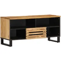 vidaXL Tv-meubel 100x34x46 cm massief ruw mangohout