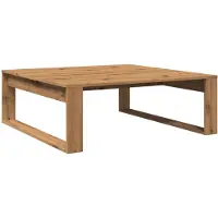 vidaXL Salontafel Artisan-Eik, 100x100x35 cm, houtvezel