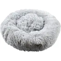 The Concept Factory Kussen voor huisdieren - - Donutvorm - Grijs - 50 cm