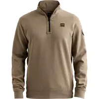 PME Legend Sweatshirt 'Sweatshirt with half-zip and badge' groen
