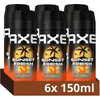 Axe Sunset Fresh deodorant bodyspray - 6 x 150 ml | Deodorant van