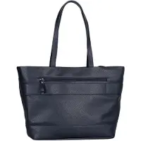 Gabor shopper met laptopvak Lenea Zip Shopper Dark Blue donkerblauw