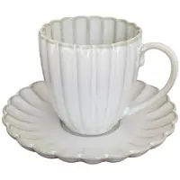 Bricard Paris Koffieset - 12-delig - Beige - 275ml - Porselein - Koffiekopjes