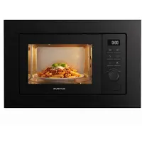 Inventum IMC6020FZWA Inbouwmagnetron met grill - 21L - 800W - 38cm - 8 kookprogramma's - Zwart