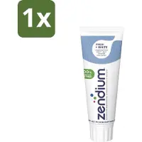 Zendium 1 x - Tandpasta - Fresh+ White - 75 ml - Tandpasta - Fresh+ White - Tandpasta Witte Tanden - Tandpasta Met Fluoride - Tandpasta Voor Volwassenen