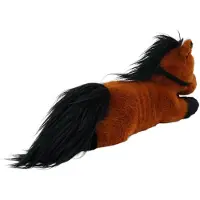 ONE LOVE Knuffel - Paard Carly - 44Cm - Zwart En Wit - 0 Jaar