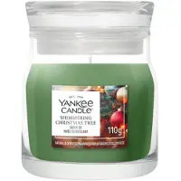 Yankee candle - Shimmering Christmas Tree Small Jar Geurkaars - tot 30 branduren