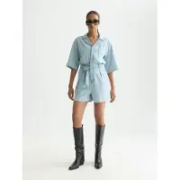 Scotch & Soda Lightweight denim playsuit