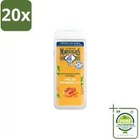 Le Petit Marseillais 20 x – Douche & Bad – Honing – 650 ml - Grootverpakking - Douche En Bad - Honing - Huid Verzorging - Schuim - Zachte Huid