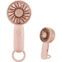 Tyr Handwaaier - Kleine Zakventilator - Oplaadbare Miniventilator - Roze - 10cm x 10cm x 1cm