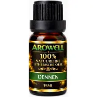 Arowell – Etherische Olie – Dennen – 15 ml – 100% Pure Etherische Olie – Voor Aroma Diffuser, Geurbrander, Sauna, Aromatherapie & Massage