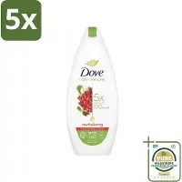 Dove 5 x - Douchegel - Revitalising - Verfrissend - 225 ml - Grootverpakking - Douchegel - Huidverzorging - Verfrissend - Revitaliserend - Hydraterend