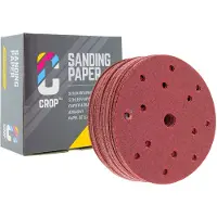 CROP Red Film Schuurschijf 150mm korrel 1500 - 50 stuks