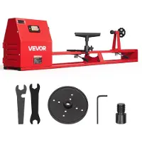 Vevor Houtdraaibank 355 x 1016 mm 1/2 HP Tafeldraaibank met 4 snelheidsinstellingen voor tafelpoten