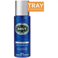 BRUT OCEANS DEODORANT SPRAY 6 X 200 ML